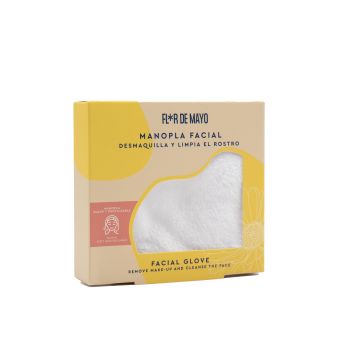 Il Facial Mitt pulisce e deterge il viso