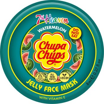 Chupa Chups Masque Visage en Gélatine Pastèque