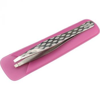 Pinzette a punta piatta per sopracciglia alte