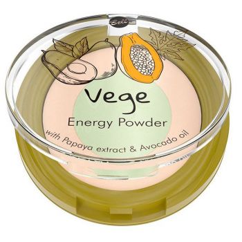 Cipria vegetale fissante con estratto di papaia e olio di avocado