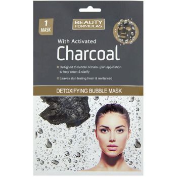 Masque détoxifiant moussant au charbon actif