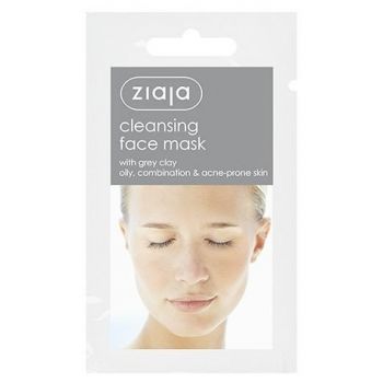 Maschera detergente per il viso con argilla grigia