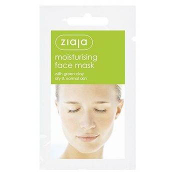 Maschera idratante per il viso con argilla verde