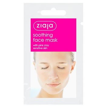 Maschera viso lenitiva con argilla rosa &amp; rose