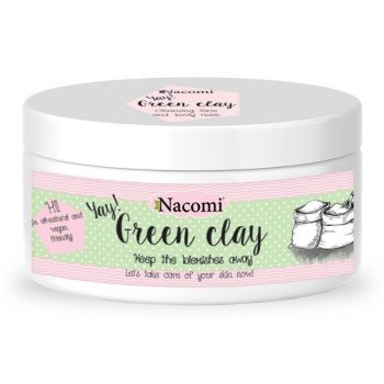 Maschera per il viso e il corpo all'argilla verde Maschera per il viso e il corpo all'argilla verde