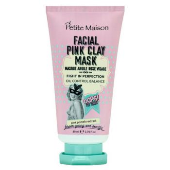 Maschera per il viso all'argilla rosa &amp; rose