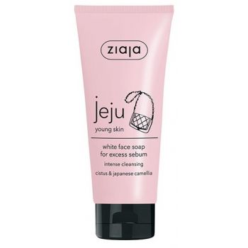 Sapone bianco per il viso di jeju young skin