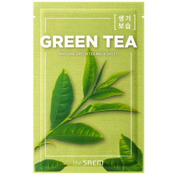 Maschera viso al tè verde