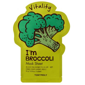 Masque revitalisant I'm Broccoli Mask Sheet Masque revitalisant I'm Broccoli Mask Sheet