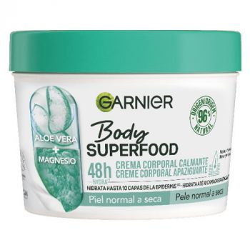 Crème corporelle apaisante Body Superfood à l'aloe vera et au magnésium