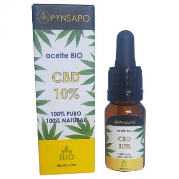 Huile de CBD 10 % Bio à spectre pur