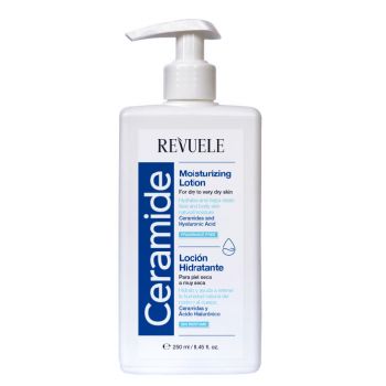 Lotion hydratante aux céramides pour peaux sensibles
