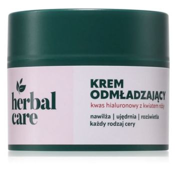 Crema viso antietà herbal care con acido ialuronico e fiori di rosa