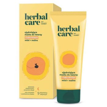 Maschera viso rassodante Herbal Care con bakuchiol, miele e lampone