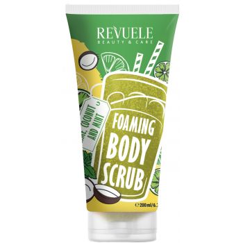 Foaming Body Scrub Gommage pour le Corps de Citron Vert, Coco et Menthe