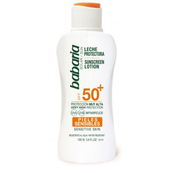 Lait solaire protecteur peaux sensibles SPF 50+ Lait solaire protecteur peaux sensibles SPF 50+
