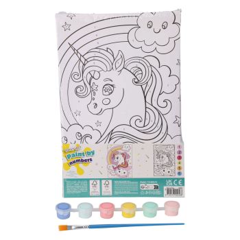 Set de Peinture sur Toile par Numéros Set de Peinture sur Toile par Numéros