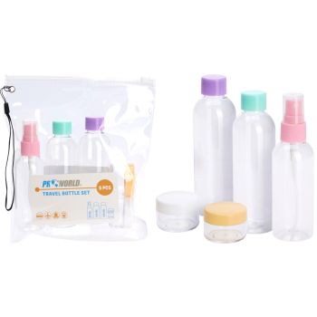 Set di bottiglie da viaggio