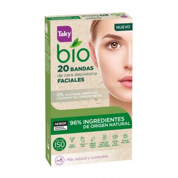 Bandes de Cire Dépilatoires Visage Bio