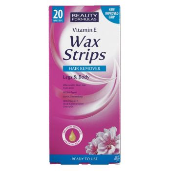 Bandes de cire dépilatoires jambes et corps Bandes de cire dépilatoires jambes et corps