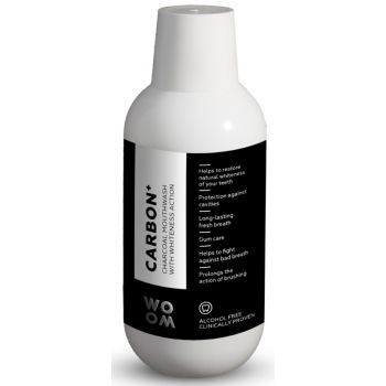 Bain de bouche blanchissant au charbon Carbon+