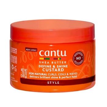 Shea Butter Natural Hair Define And Shine Custard Gel Fixateur de Boucles