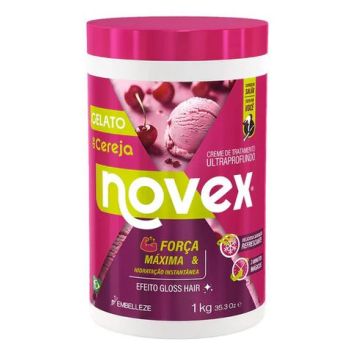 Maschera per capelli alla gelatina di ciliegia