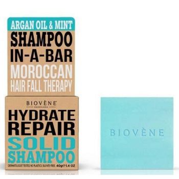 Shampoo solido all'olio di argan e mentos