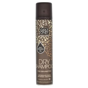 Shampoo a secco per capelli castani