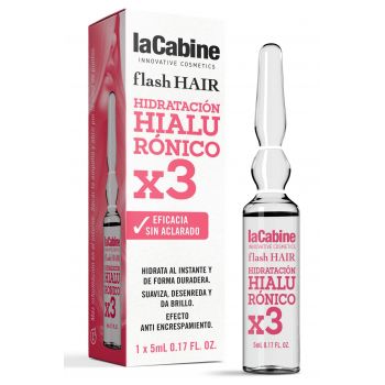 Flash Hair Ampoules Capillaires Hydratation Hyaluronique