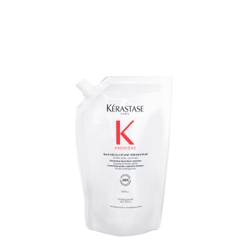 Première Bain Décalcifiant Réparateur Recharge de Shampoing pour Cheveux Abîmés