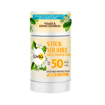 Stick Solaire Protecteur Visage au Monoï SPF 50