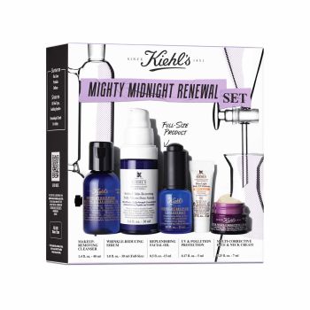 Coffret Mighty Midnight Renewal Nettoyage Sérum Anti-âge et Protection UV Coffret Mighty Midnight Renewal Nettoyage Sérum Anti-âge et Protection UV