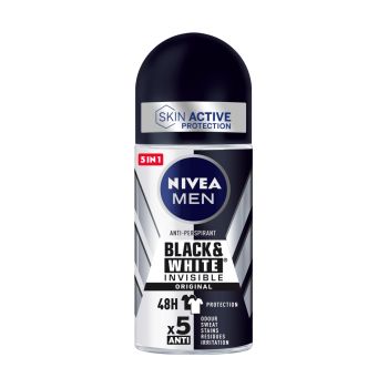 Déodorant Roll-On NIVEA Men Black & White Invisible