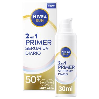 2 en 1 Primer Serum UV Quotidien Protection Visage SPF50+