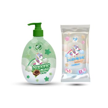 Savon pour les Mains Licorne + Lingettes Savon pour les Mains Licorne + Lingettes