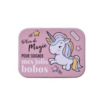 Scatola Unicorno con cerotti