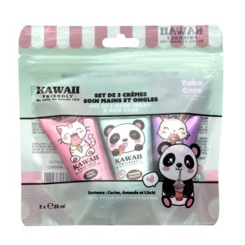 Set di crema per mani e unghie Kawaii