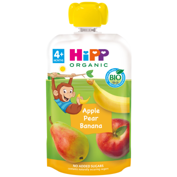 Pouche 100% Fruits Pomme, Poire et Banane BIO 