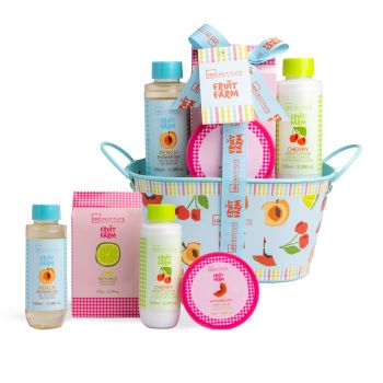 Set di lattine di coccole per la fattoria della frutta