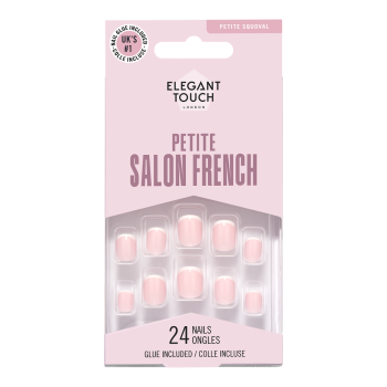 Petite Gel Finish French 154 Faux Ongles