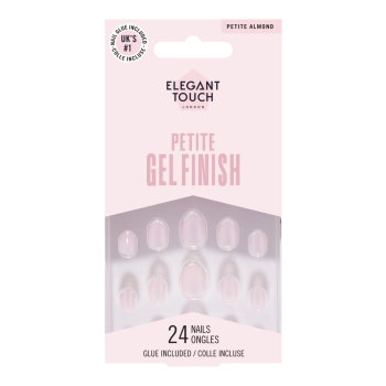 Petite Gel Finish Sparkling Rose Faux Ongles