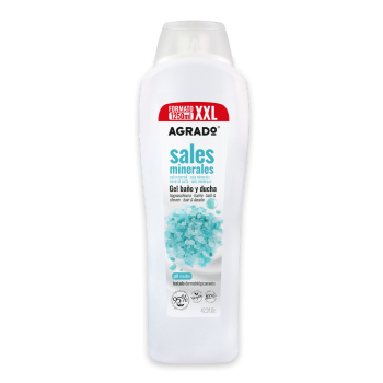 Gel douche aux sels minéraux pour peau hydratée