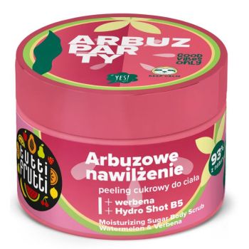Scrub per il corpo idratante all'anguria Tutti Frutti + Vitamina B5