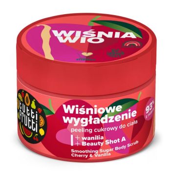Tutti frutti Scrub levigante per il corpo alla ciliegia e alla vaniglia