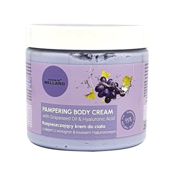 Crème corporelle à l’huile de pépins de raisin et à l’acide hyaluronique