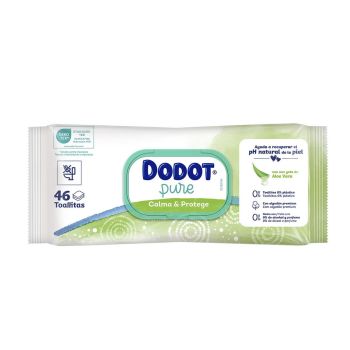 Lingettes humides bébé Pure Calma & Protège