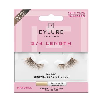 Ciglia finte 3/4 di lunghezza Nº001