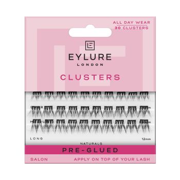 Ciglia finte preincollate Cluster naturals
