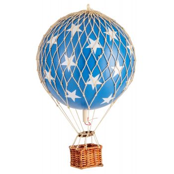 Montgolfière Moyenne Étoiles Bleues Montgolfière Moyenne Étoiles Bleues
